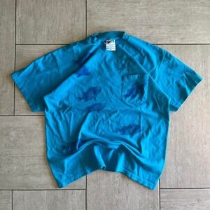 Vintage 90 aop fish tee